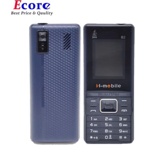 H-Mobile B2 Celular Telephone With Dual Sim Card 1800 Mah Magic Voice Big Torch FM 1.77 Inch Featured Push Button Mobile Phones