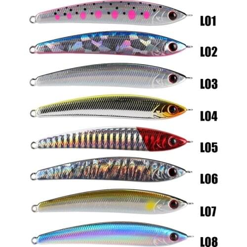 New SK052 Fishing Lure 1PC Sinking Pencil 80mm 13.5g Fishing Bait VMC Hook Long Casting Artificial Carp Fishing Tackle