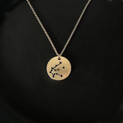 Aquarius constellation necklace Handmade Zodiac Constellation Necklace Zodiac Jewelry For The Mothers' Day Gift