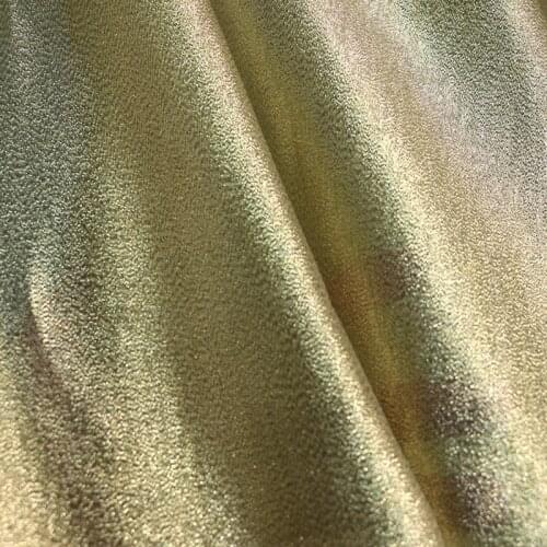 By Meter Gold Indian Gauze Fabric Decorations Material Shiny Stiff