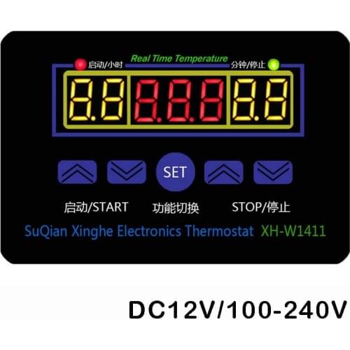 100-240V full function thermostat -19-99 celsius degree