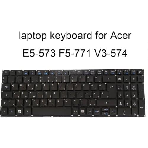 Replacement keyboards E5 573 T Backlit keyboard for Acer Aspire E5 522 F5 771 V3 574 HU Hungary black LV5P A51BWL NKI1517048 new