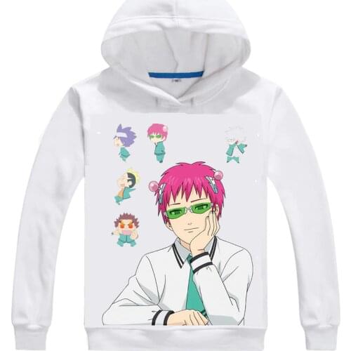 The Disastrous Life of Saiki K. Hoodies Multi-style Hooded Hoodie JUMP Comics Saiki Kusuo no sai-nan Kusuo Cosplay Sweatshirts