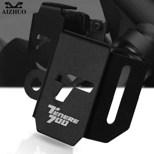 Motorcycle Rear Brake Reservoir Guard Cover Protector FOR YAMAHA XTZ700 Tenere XT700Z TENERE 700 2019 2020 2021 TENERE700 LOGO