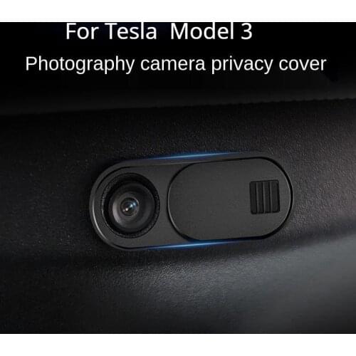 For Tesla Model 3 Model y Car Interior Camera Protection Cover car interior occlusion decoration stickers modified accessories