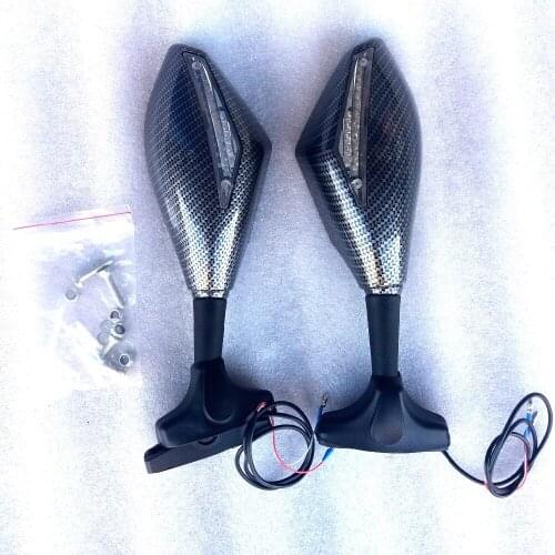 GSXR600 GSXR750 2001 2002 2003 Motorcycle Rearview Mirror with turning light For SUZUKI GSX R600 GSX R750 2001 2002 2003