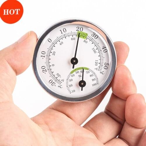 1 Pcs Household Humidity Temperature Meter Gauge Wall Mounted Temperature Humidity Meter Thermometer Hygrometer For Sauna Room