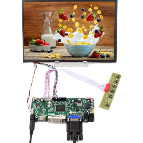 HD MI VGA DVI LCD Controller Board 10.1inch 4 Wire Resistive Touch Panel Capacitive Touch 10.1inch M101NWWB 1280X800 LCD Screen