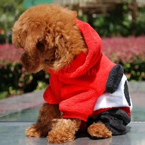 100pcs/lot FEDEX Free Shipping Panda Style Pet Dog Clothes clothes puppy suit pet wear XS/S/M/L/XL Size