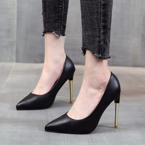 2021 Sexy High Heels Patent Leather Shoes Woman Pumps Ladies Shoes Stiletto Pointed Women