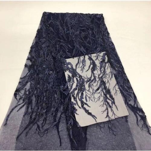 2021 New Sequined Lace Fabric, High Quality Lace Dress Fabric, Nigerian Dress Bride Material XX37011