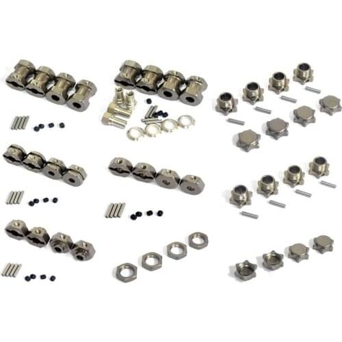 Aluminum 12mm /17mm locking Hub for /AXIAL/HPI