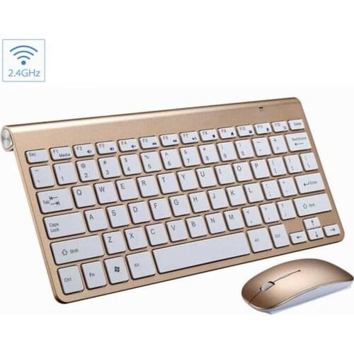 2.4G Wireless Keyboard Mouse Combo-Set Bluetooth Slim Wireless Keyboard And Mouse For Laptop Mac Desktop PC