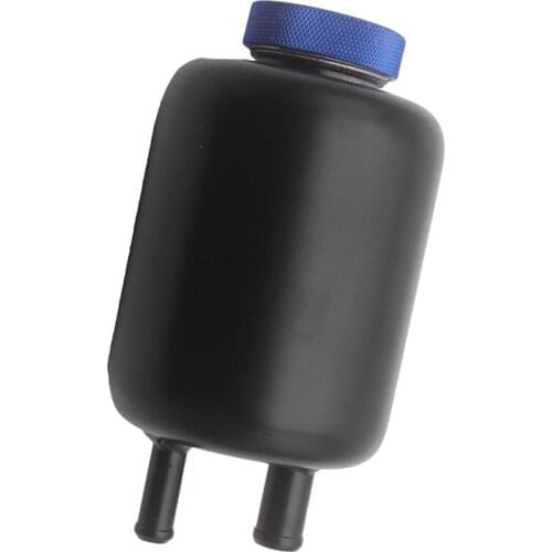 BLACK POWER STEERING FLUID RESERVOIR TANK BREATHER OIL CATCH CAN ENGINE