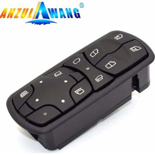 For Mercedes Benz Actros MPII 9438200097 A 943 820 00 97 Car styling Electric Power Window Lifter Master Control Switch