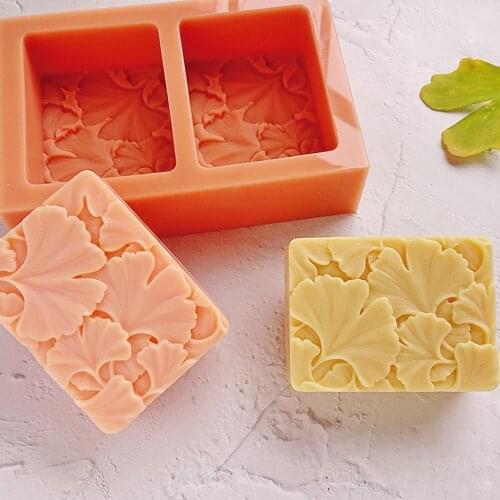 Leaf Handmade Soap Mold Food Grade Silicone Mould Baking Mould Ginkgo