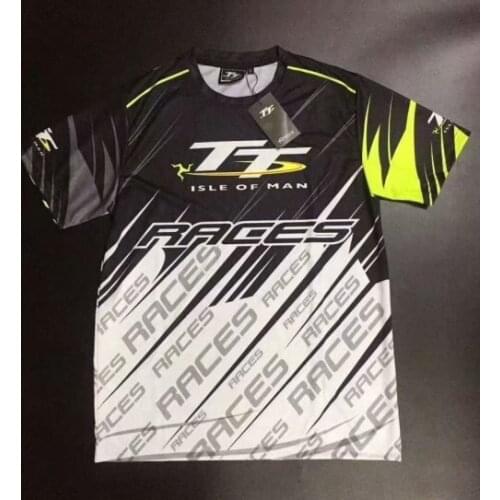 Isle of Man TT Superbike T-shirt Motorcycle Racing T-Shirts DH MTB Dirt Motocross Short Jersey