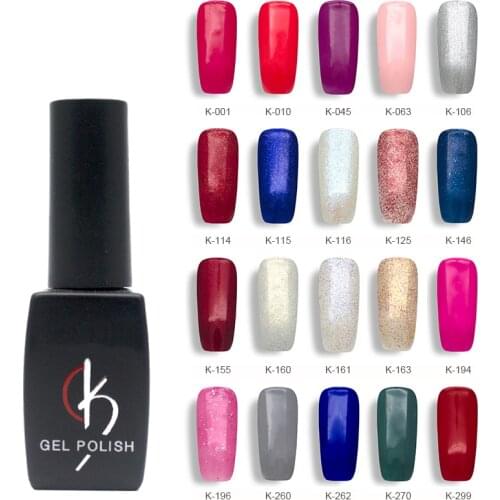 Hot Sale 8ml Gel Nail Polish UV Semi permanent Varnish For Nails Thick Base Top Coat Nail Art Desgin Glitter Lacquer New Arrived