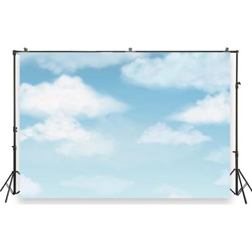 HUAYI Photo Background Newborns Baby Shower Birthday Photography Backdrops Sky Clouds Custom Studio Photobooth Backdrop XT-7004