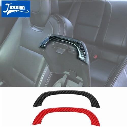 JIDIXIAN Car Center Console Armrest Box Decoration Cover Stickers for Chevrolet Camaro 2012 2013 2014 2015 Interior Accessories
