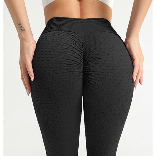 Sexy Push Up Leggings High Waist Yoga Pants Sport Leggings Gym Fitness Compression Tights Running Trousers Ankle Length Leggins