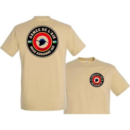 Ba 188 - Djibouti - Army De L'Air France Opex Pilote 2019 New Brand Clothing Custom Special Print Men Photo T Shirts