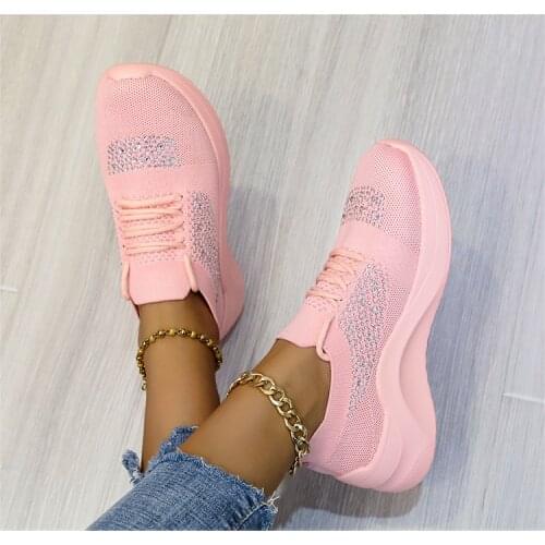 Kadın ayakkabısı yaz yeni nefes spor ayakkabı kadın vulkanize Scasual ayakkabı 2021 kadın seyahat ayakkabısı kadın Sneakers