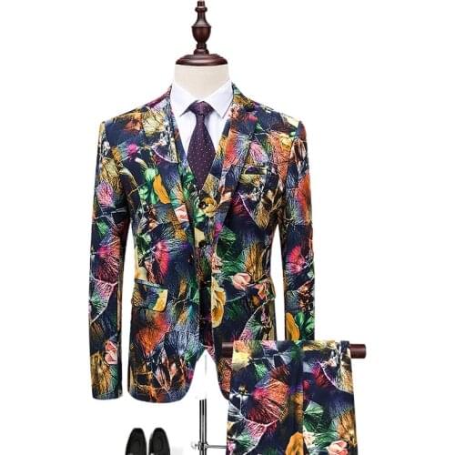 Mens Wedding Prom Set Fit Tuxedo Mens Formal Business Dress Set 2 Piece (Jacket + Pants + Vest)/ mens wedding tuxedos suits