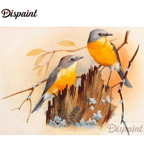 Dispaint Full Square/Round Drill 5D DIY Diamond Painting "Animal bird" Embroidery Cross Stitch 3D Home Decor Gift A12312