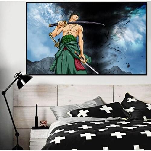 Paint by number art painting by numbers Hand-painted popular anime pirate king home corridor decorative painting