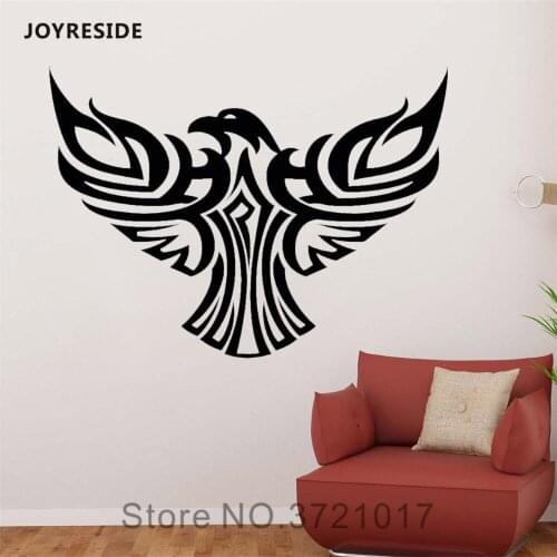 JOYRESIDE Eagle Wall Bird Of Prey Animal Decals Vinyl Sticker Kids Room Living Room Bedroom Home Interior Decoration Mural A1632