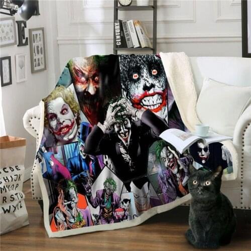 New fashion flannel blanket 3D printing cartoon wool blanket