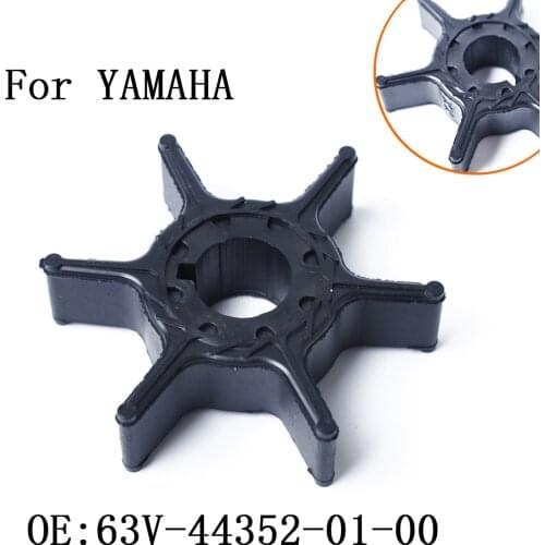 Yamaha New OEM WATER PUMP IMPELLER 63V-44352-01-00 for Yamaha 8HP 9.9HP 15HP 20HP Outboard Motor