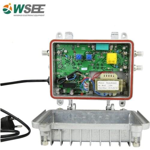 WSEE-H501outdoor optical amplifier gain more than 30dBuV two output way