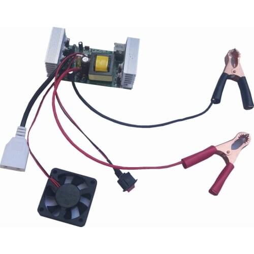 12V boost 220V quasi-sine wave inverter board 200W Frequency 50HZ Household fan modified wave inverter board