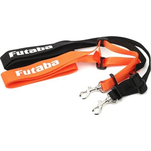 RS-RC High Quality Futaba RC Transmitter Strap Lanyard Orange NEW FUTABA Transmitter Neck Strap For F