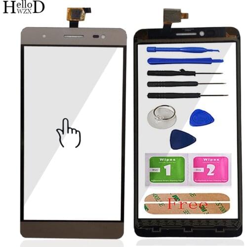 Touch Screen Front Glass For Senseit E500 Touch Screen Glass Digitizer Panel Lens Sensor 5.5'' Mobile Phone Tools Adhesive