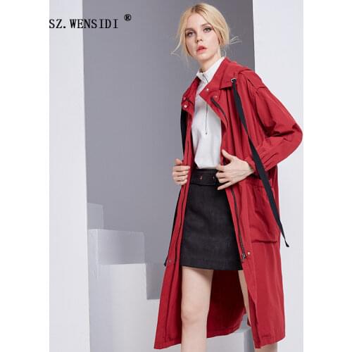 SZ.WENSIDI Women's Trench Coats