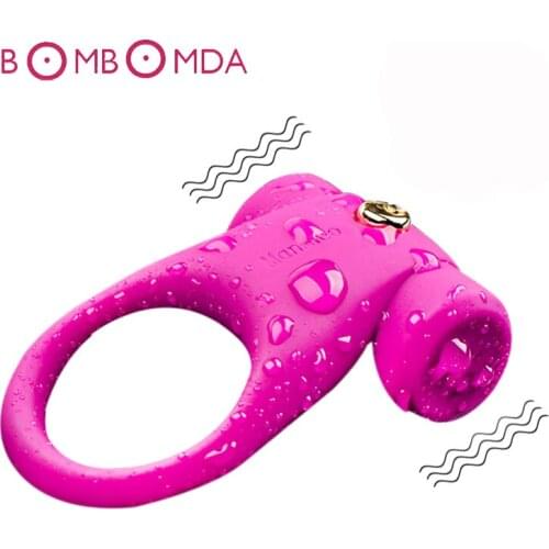 Penis Vibration Ring Sex Toys For Men Silicone Cockring Adjustable Adult Toys Vibrator Clitoris Stimulator For Couples Sex Shop