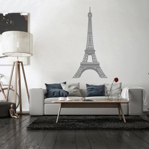 The Eiffel Tower Vinyl Sticker French Interior Design Paris Decoration Tour Eiffel Wall Decal Living Room Decor DW7173