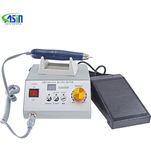 Dental Lab Equipment 50,000rpm Brushless Micromotor Unit with Lab Handpiece