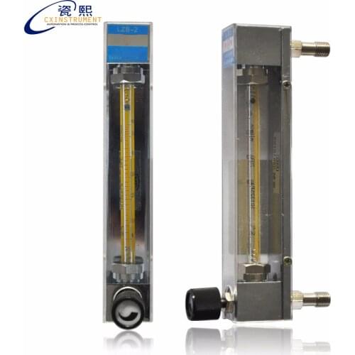 0.04~0.4 L/min Flow Range 2.5% Accuracy Glass Body Material and Local Display Glass Rotameter