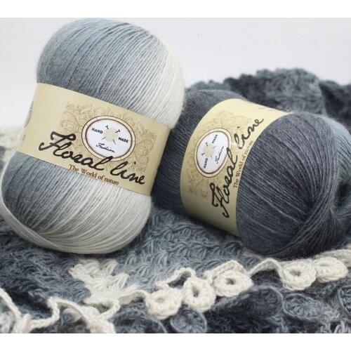 100g/ball Section Dyed Yarn Crochet Worsted Wool Hand Knitting Thread for Baby Sweater Cardigan Scarf Soft Warm