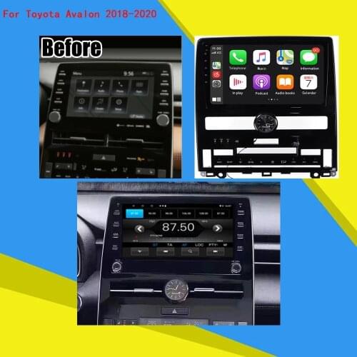 4+64 Android 10.0 For Toyota Avalon 2018-2020 Car multimedia player Stereo Screen PX6 Radio Audio GPS Nav 3D 360 Camera