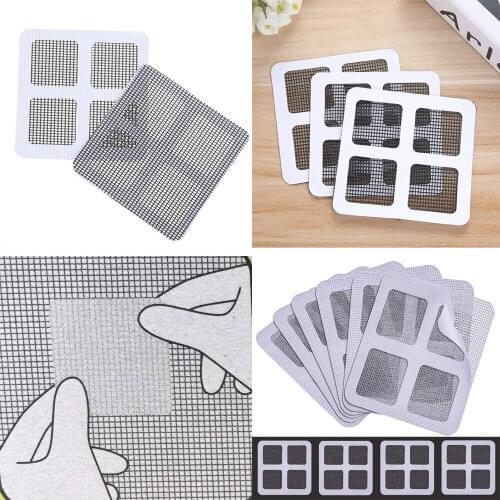 5 Pack Fix Net Window Home Adhesive Anti Mosquito Fly Bug Insect Repair Screen Wall Patch Stickers Mesh Window Screen #R30