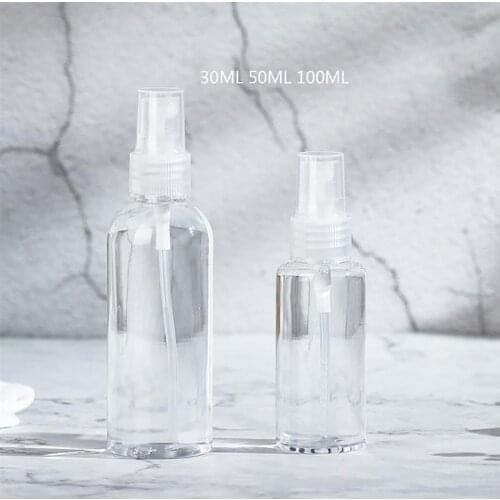 6PCS 3.38oz 100ML Mist Spray Bottle Portable Travel Bottle Makeup Bottle Water Sprayer PET Empty Bottle Spray Bottle Nebulizer