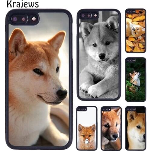 Krajews Corgi Shiba inu Dog Phone Case Cover For iPhone 5 6s 7 8 plus X XR XS 11 12 pro max Samsung Galaxy S7 S8 S9 S10 plus
