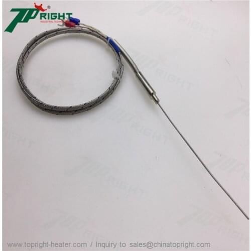 K type sensor,with probe diameter 1mm,Length 250mm