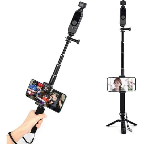 Phone Clip Holder Stand Selfie Stick Set Extension Rod Lock for FIMI PALM2 Handheld Gimbal Camera Expansion Accessories