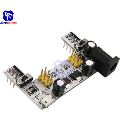 Diymore MB-102 MB102 Dual Channel 3.3V 5V Breadboard Power Supply Module